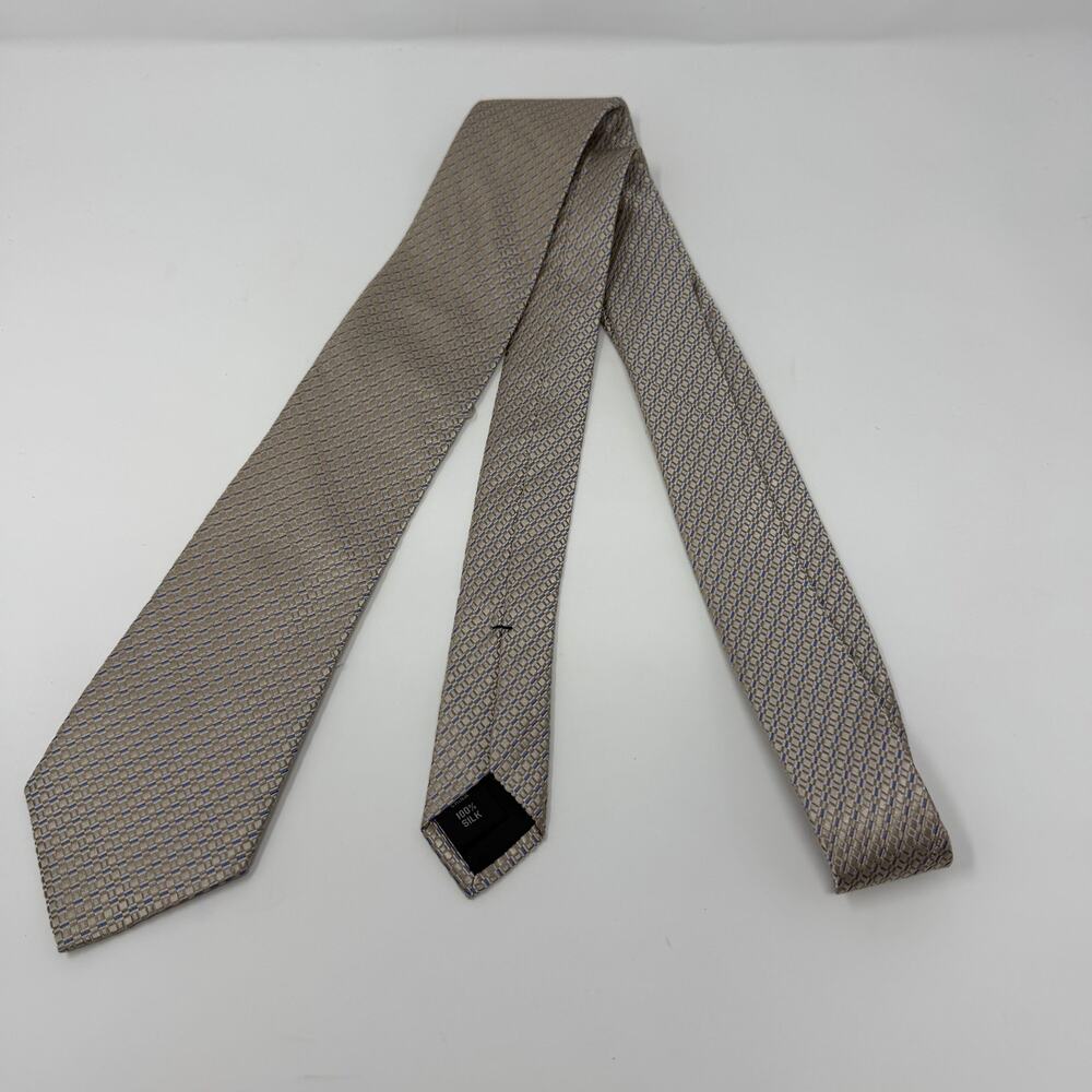 Michael Kors 100% Silk Geometric Necktie